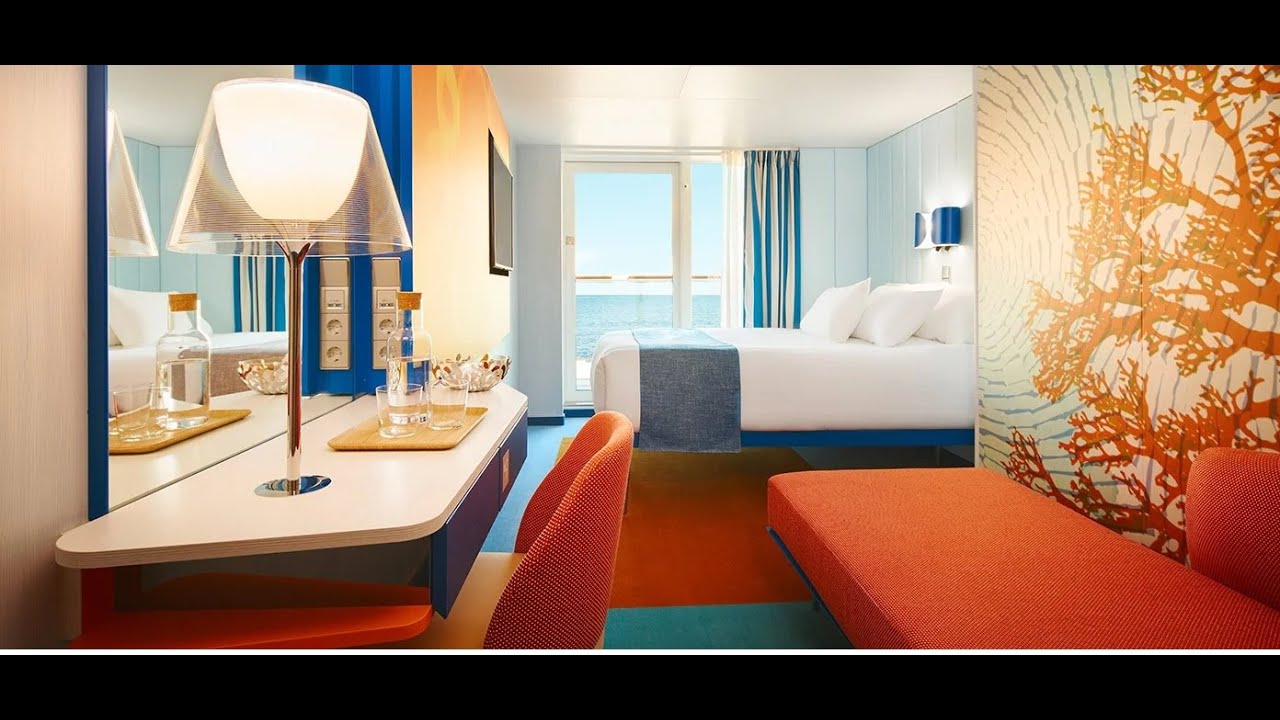 Costa Toscana 14158  4 nəfərlik balkonlu kayuta 14-cü mərtəbə balcony cabin