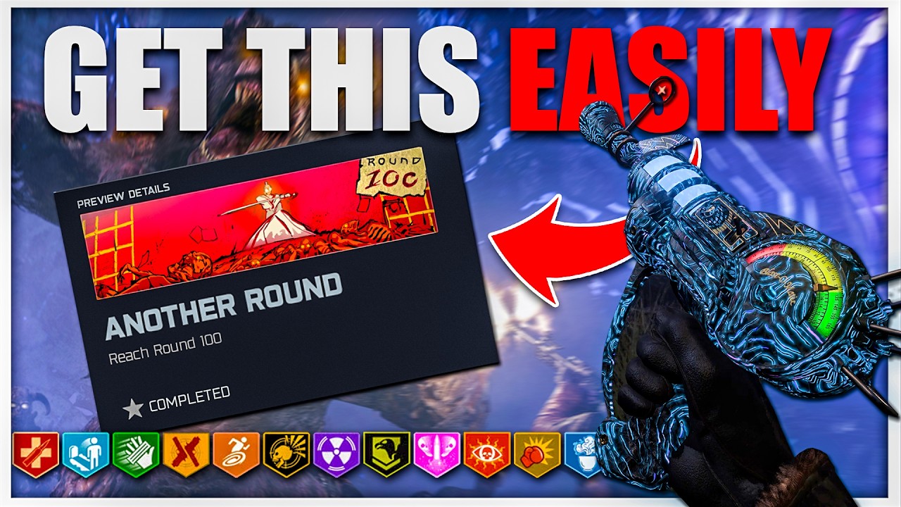 BO7 Зомби: 100-й раунд — простое решение — руководство по Dark Ops (Ashes of the Damned)