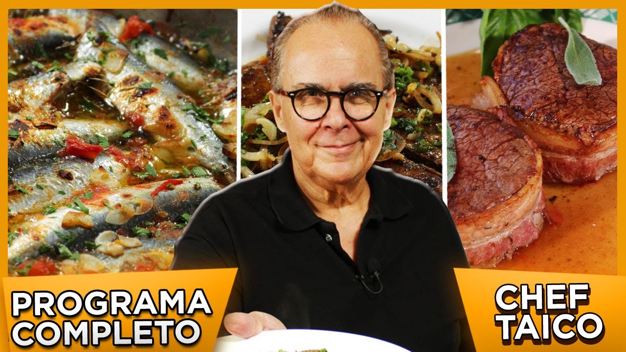 Lembranças com Água na Boca - Medalhão de Mignon / Tabuleiro de Sardinhas / Fígado Acebolado - Taico