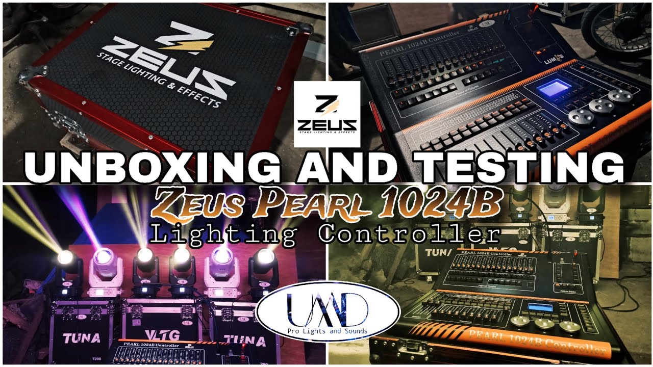 UNBOXING AND TESTING | ZEUS PEARL 1024B LIGHTING CONTROLLER | Palit Unit from American Live 1024B