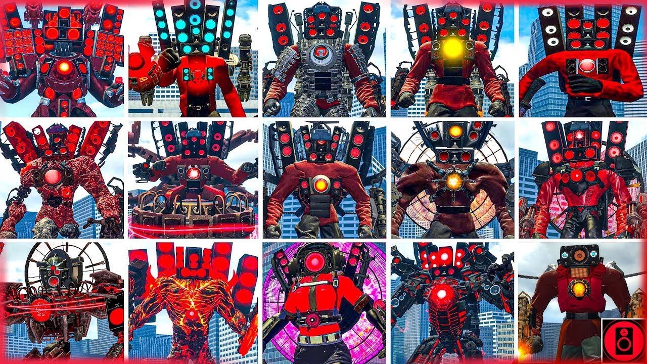 ALL SPEAKERMAN TITAN VS 1-79 SKIBIDI TOILET BOSSES, ASTRO DETAINER UPGARDED VS TITAN TV MAN FINAL