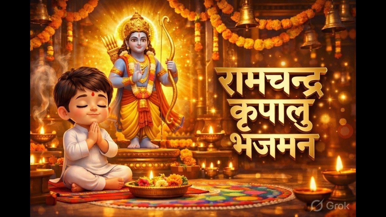 LIVE🔴Shree Ram Chandra Kripalu Bhajman | Live Bhajan | Beautiful Ram Bhajan | Morning Bhakti Song 4K
