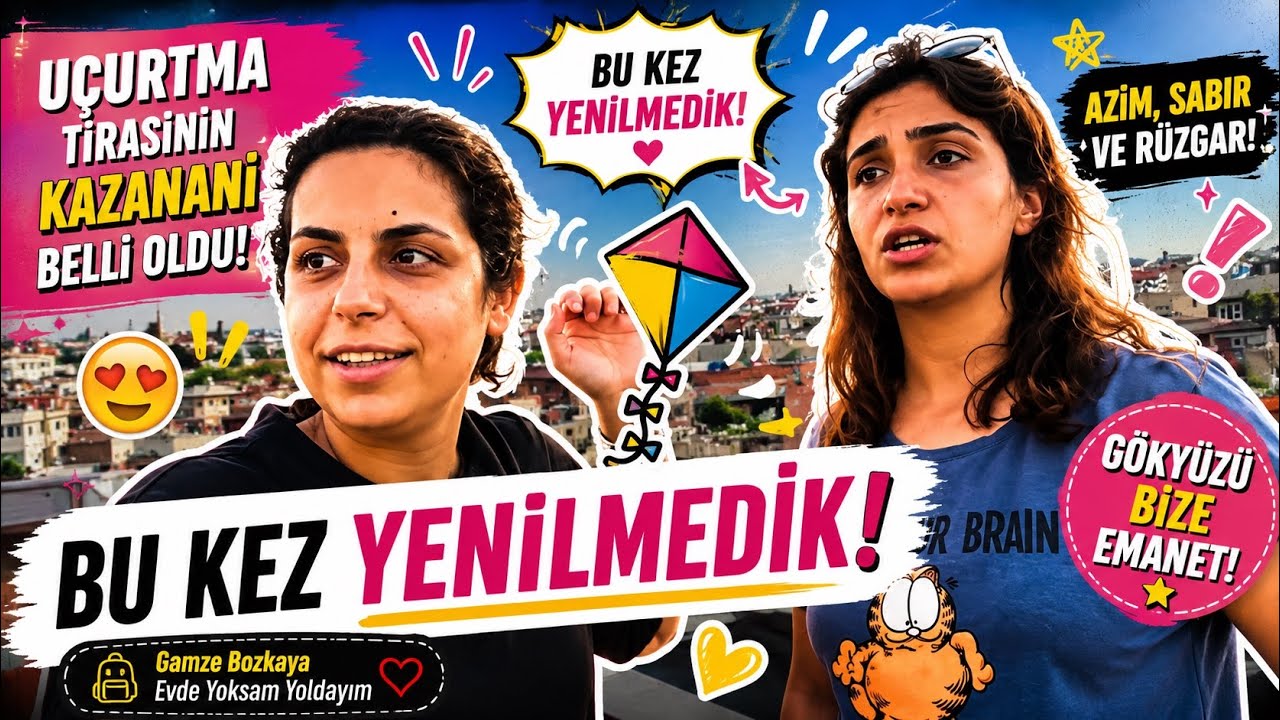 UÇURTMA TIRAŞINA GİRDİK VE İLK KEZ UÇURDUĞUMUZ UÇURTMAYI GERİ İNDİRDİK #SERİ19