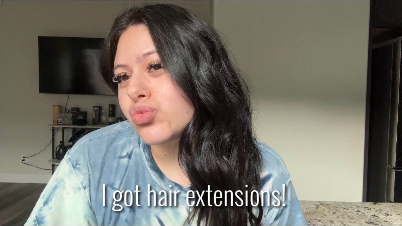 I got new hair extensions in!💗