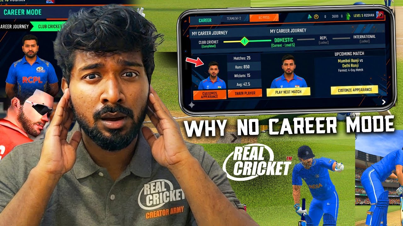 Dark secrets of Why no CAREER MODE in Real Cricket ! 😱 SCHOKING TRUTH