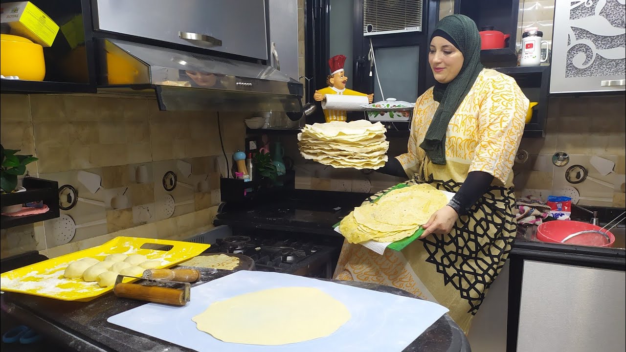 انا محدش يتوقعني عملت كل تجهيزات العيد من غير فرن الرقاق الناشف والرقاق الطري