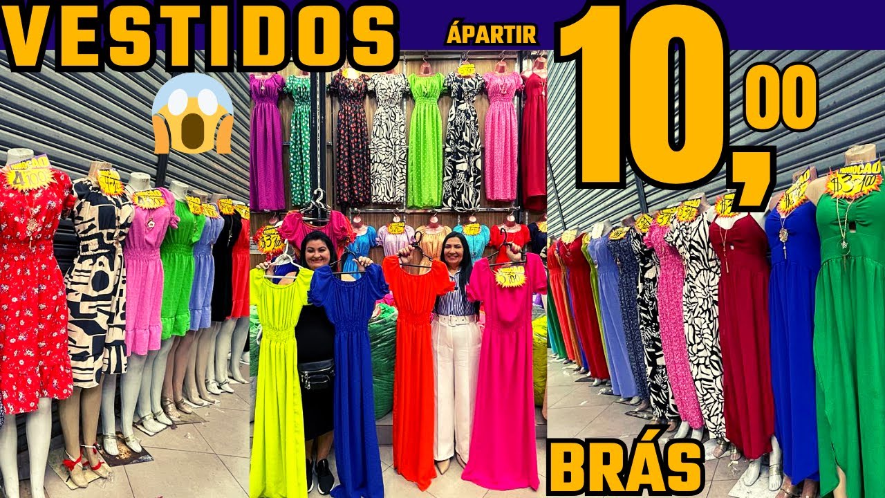VESTIDOS PARA REVENDA MUITO BARATO BRÁS-SP