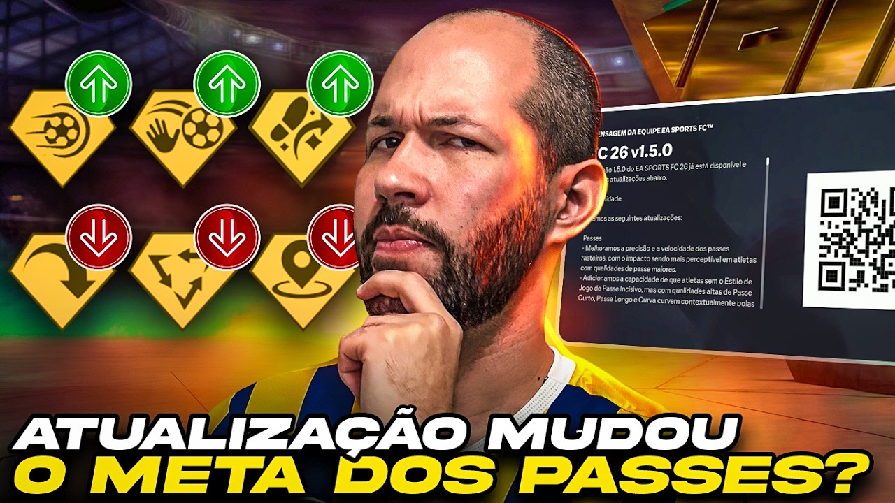FC 26 | NERFARAM AS PLAYSTYLES DE PASSES?💥COMO FICA O META COM A ATUALIZAÇÃO?