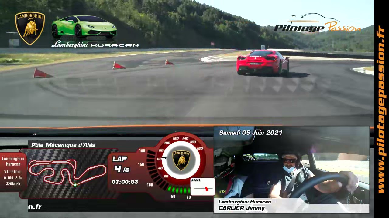 Lamborghini Huracan pole mécanique ales 05 juin 2021