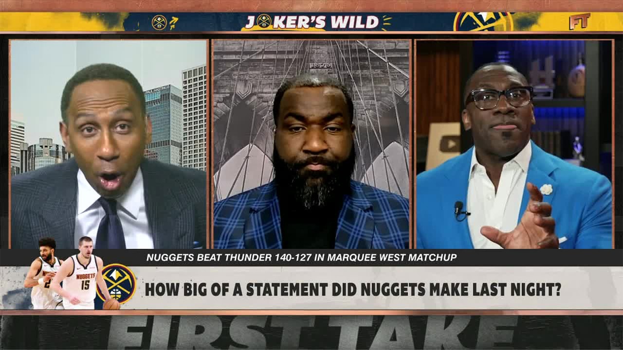 Stephen A. & Shannon GET INTO IT over NBA MVP 🗣️ JOKER vs. SGA DEBATE 🔥 | First Take