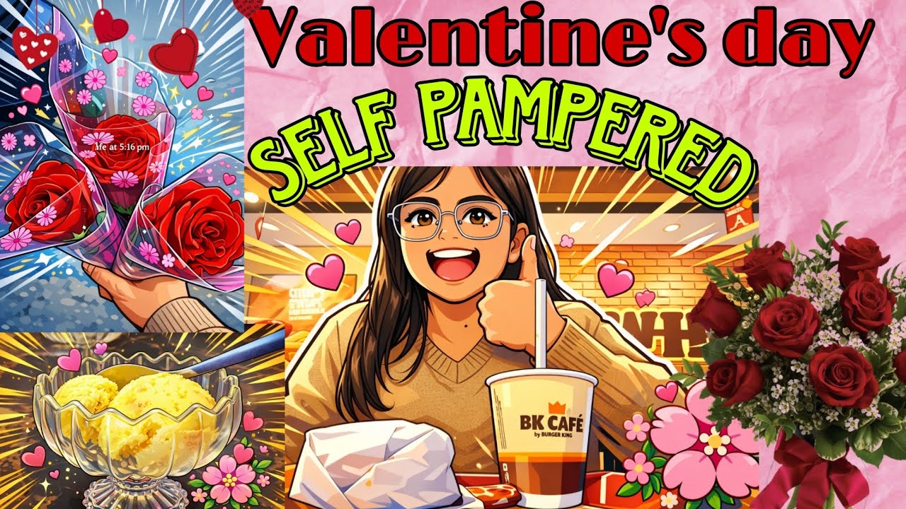 Pampered myself on valentines day|Celebrated it with family |EMOTIONAL VLOG #valentinesday#emotional