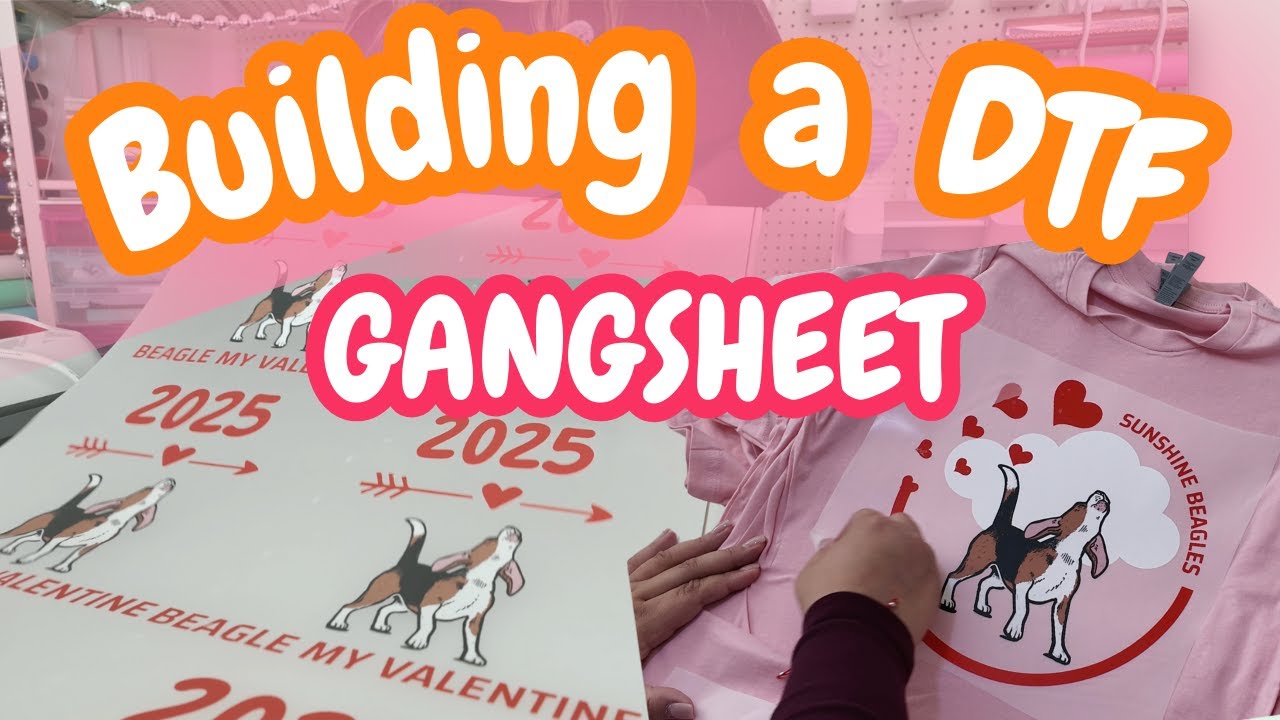 HOW TO Build and upload a DTF gang sheet #gangsheet #smallbusiness #ninjatransfers #shirts #dtf