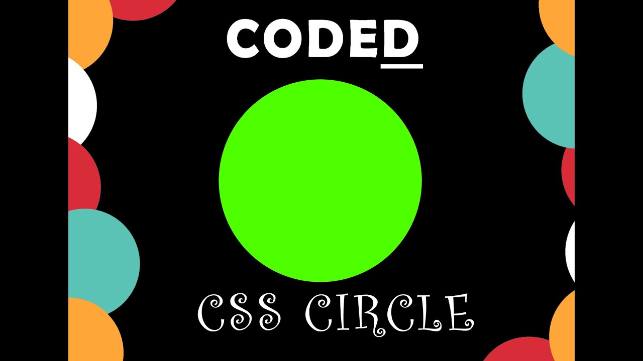 CSS Circle || HTML | CSS #CODED