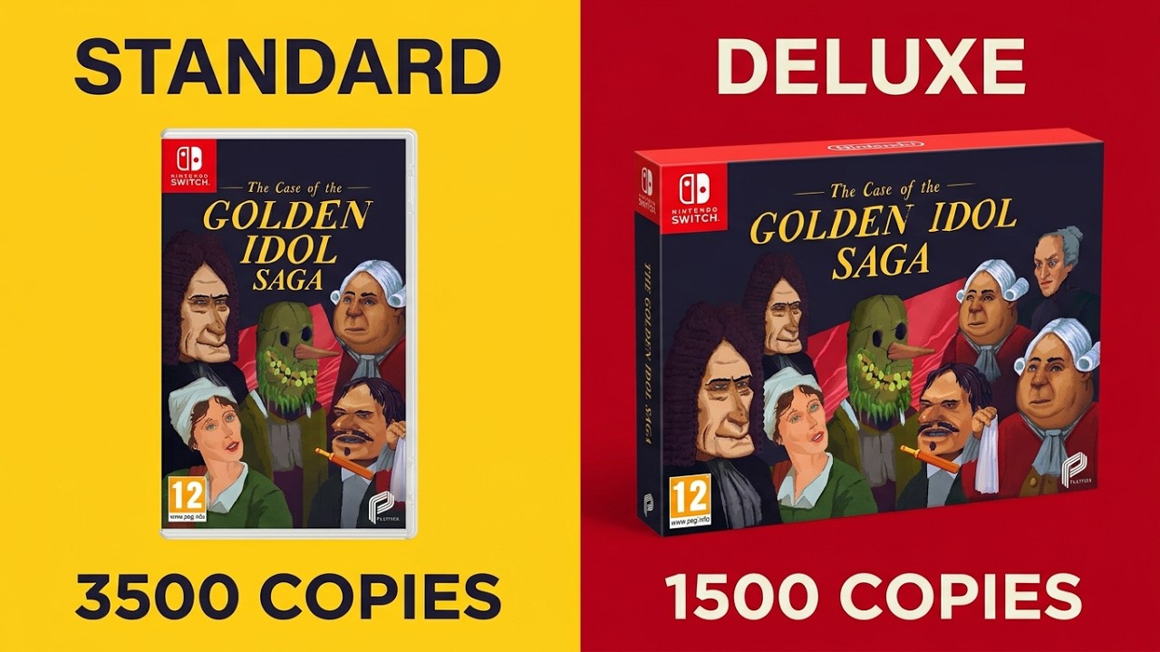 The Golden Idol Saga - Nintendo Switch - Trailer - Physical [Super Rare Games]