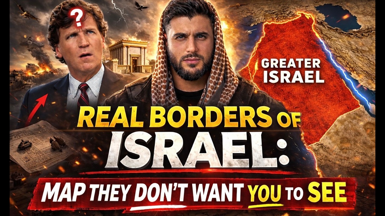 REAL Borders of ISRAEL: MAP They DON’T Want You to SEE