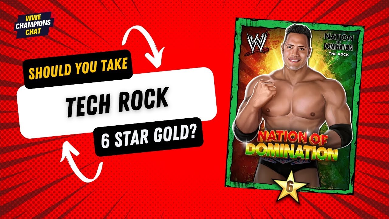 Should You Take Nation of Domination Rock to 6 Star Gold? | WWE Champions Chat