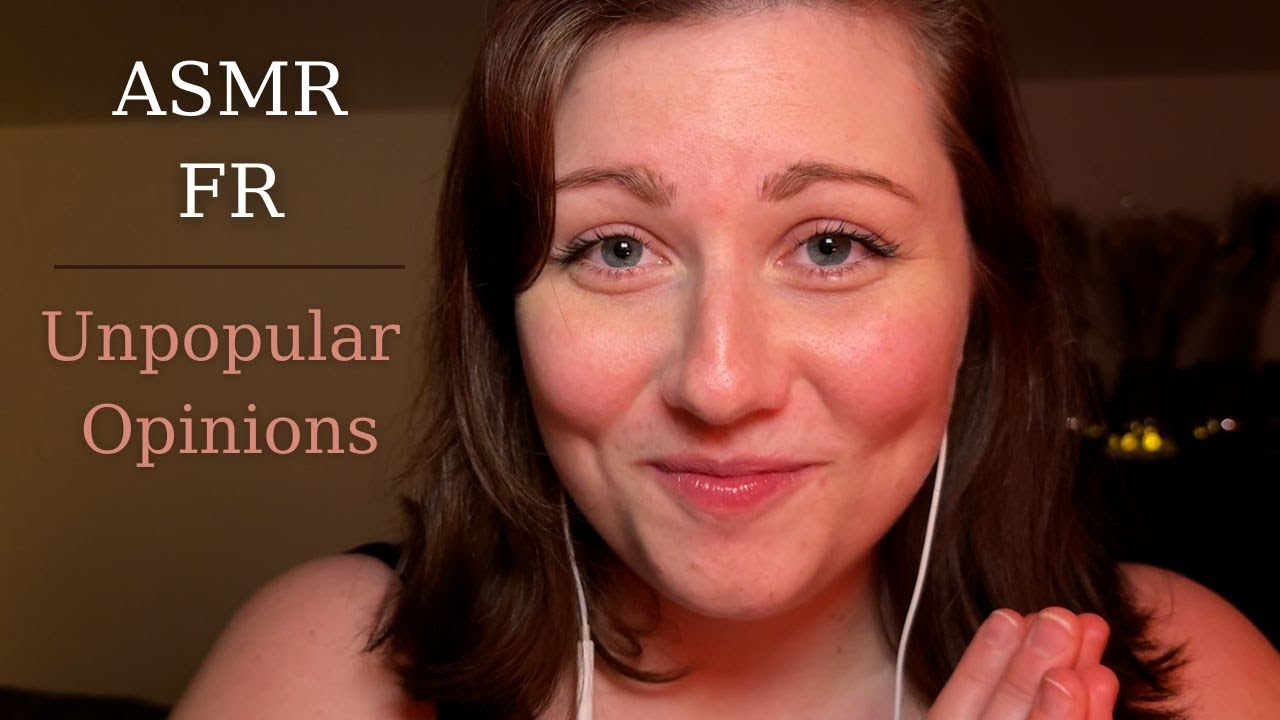 ASMR FR | Unpopular Opinions (oops) 😱 Whispering and Finger Fluttering