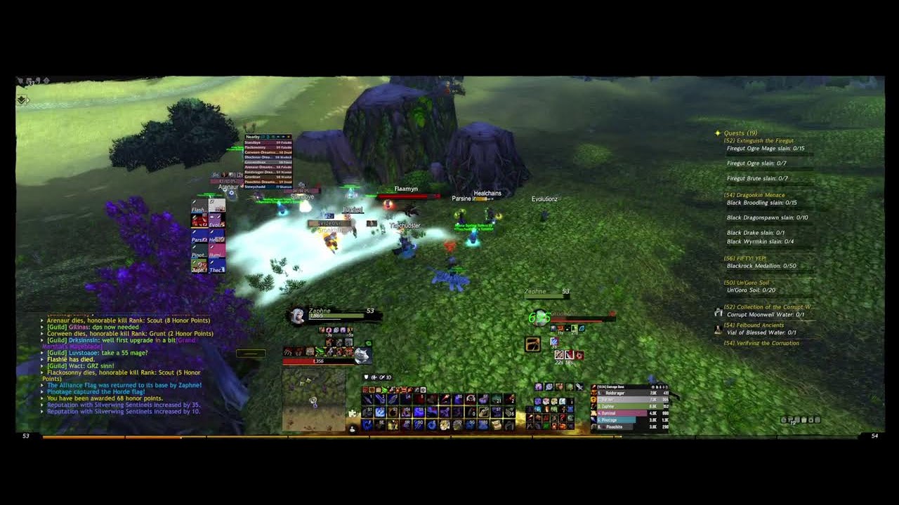 TBC leveling and bgs