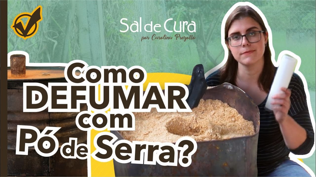 COMO DEFUMAR COM PÓ DE SERRA USANDO TAMBOR | COMO DEFUMAR CARNES SERRAGEM | CHARCUTARIA SAL DE CURA