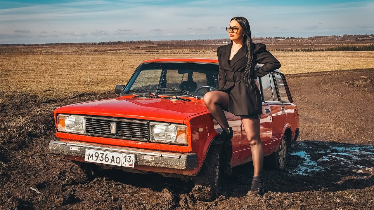 CAR STUCK || Sales rep gets stuck in mud on farm. Mud high heels