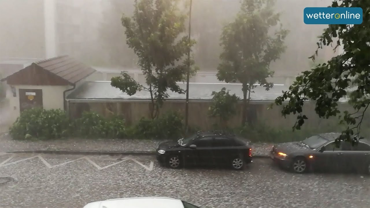 Schwere Hagelunwetter bei München (10.06.2019)