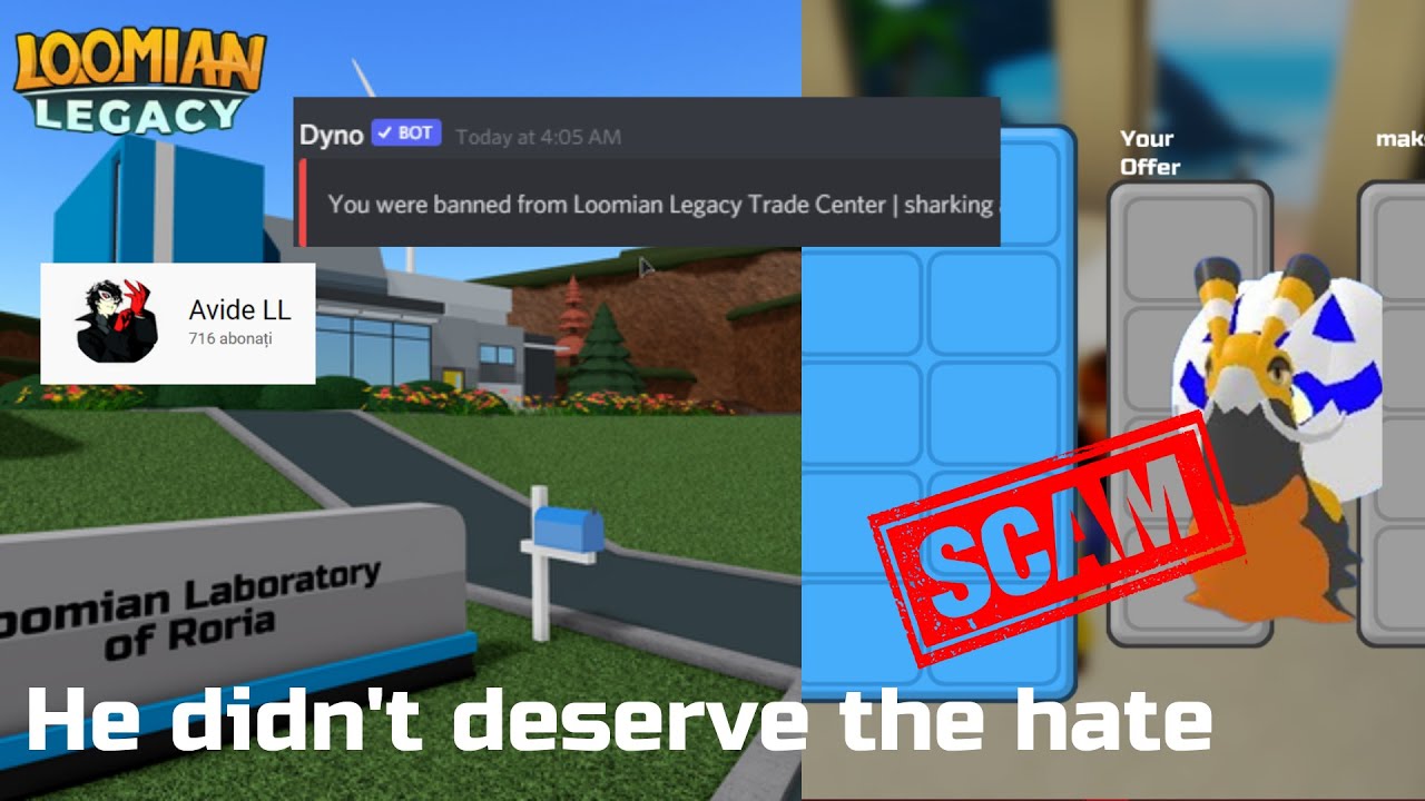 This Guy Didn't Deserve this hate... - Loomian Legacy