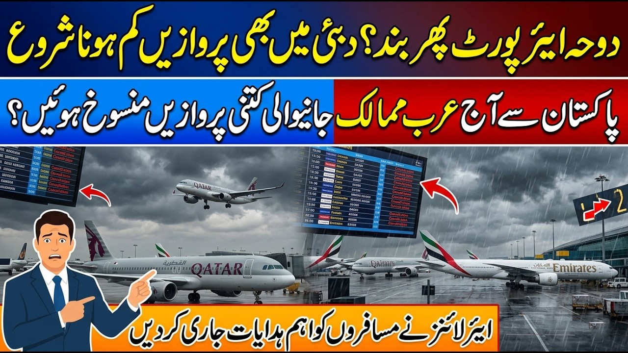 Emirates,Qatar Airways, Etihad Airways , British Airways , PIA Dubai Flight Updates | Adil Nizami |