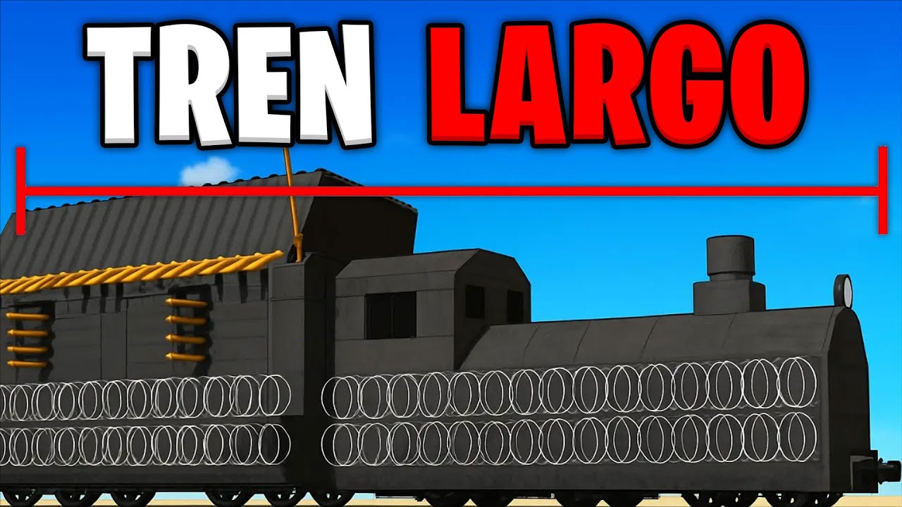 Construí el TREN Más LARGO de Rieles Muertos Con @LeoXter