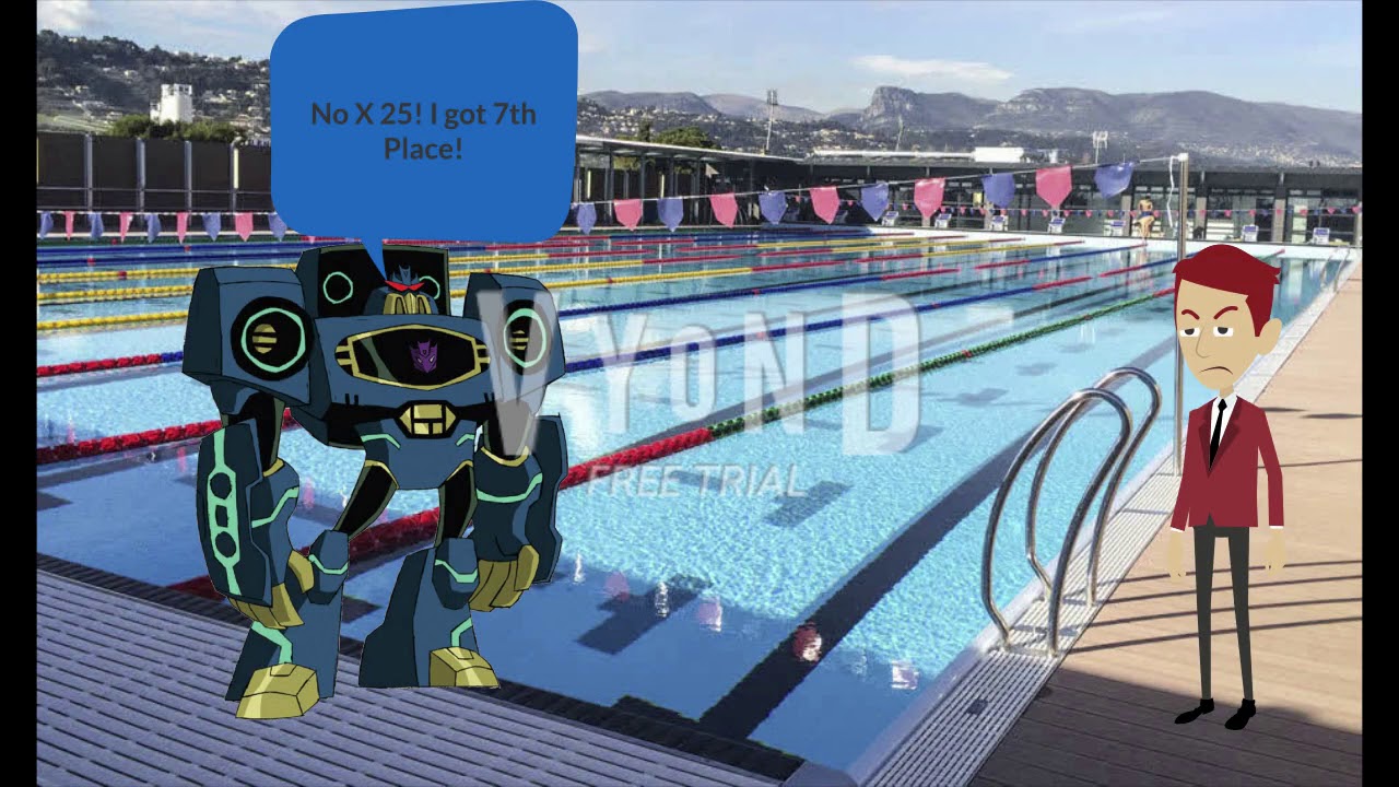 Racist Mario Fails The Swimming Race And Gets Grounded