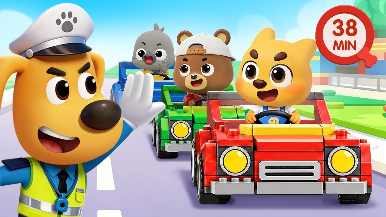 Kids Learn about Traffic Rules | Safety Tips for Kids | Police Cartoon | Sheriff Labrador