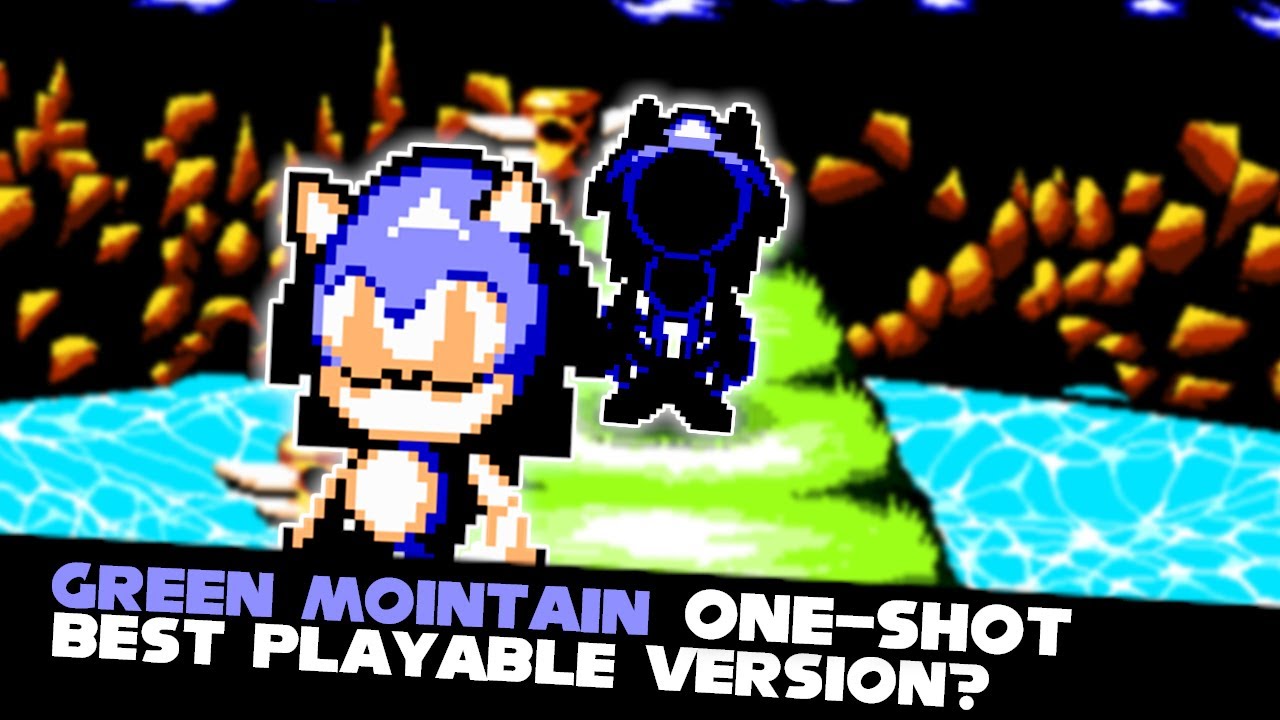 FNF | GREEN MOINTAIN (ONE-SHOT) Vs Stranger Sonic - Green Mountain | Mods/Hard/Gameplay |