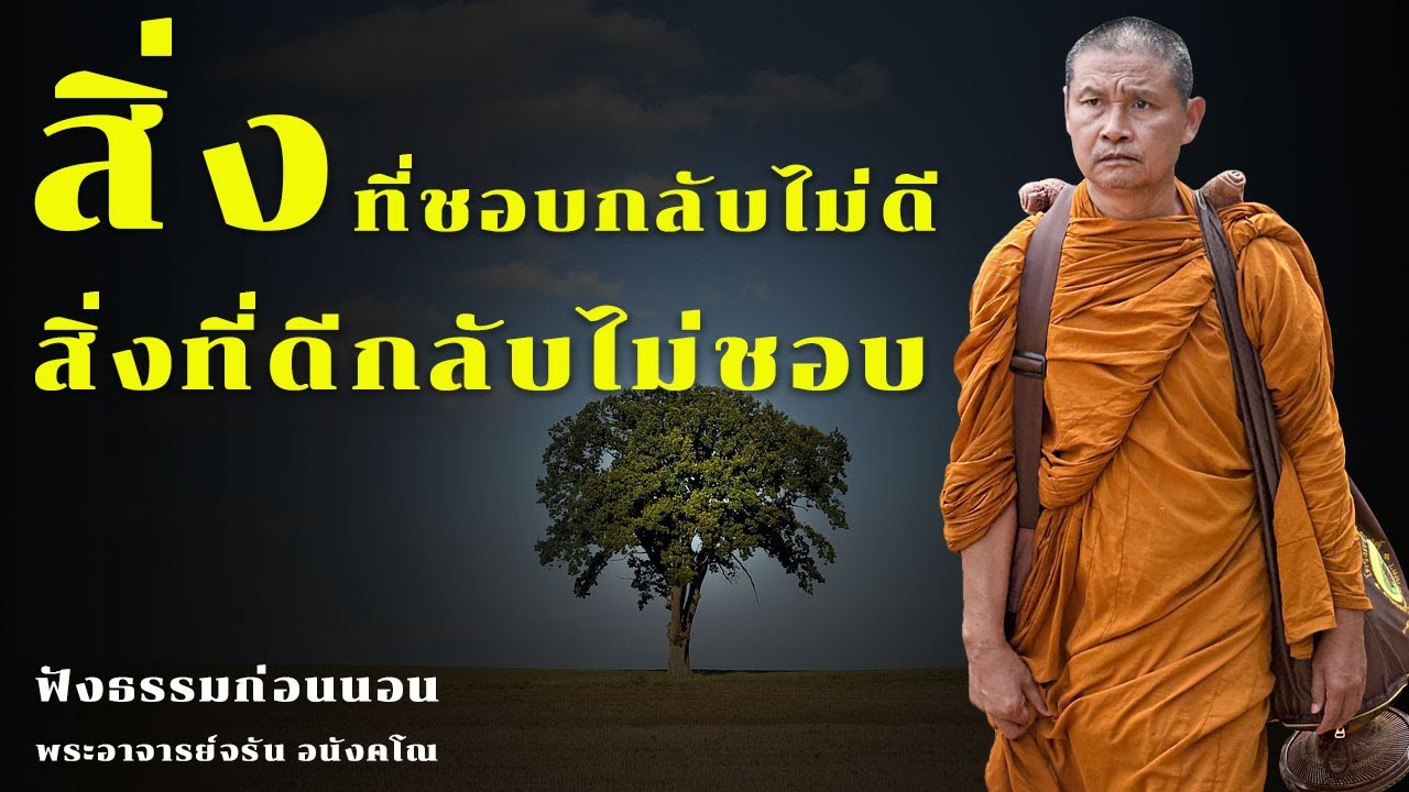 สิ่งที่ชอบกลับไม่ดีสิ่งที่ดีกลับไม่ชอบ | ฟังธรรมก่อนนอน