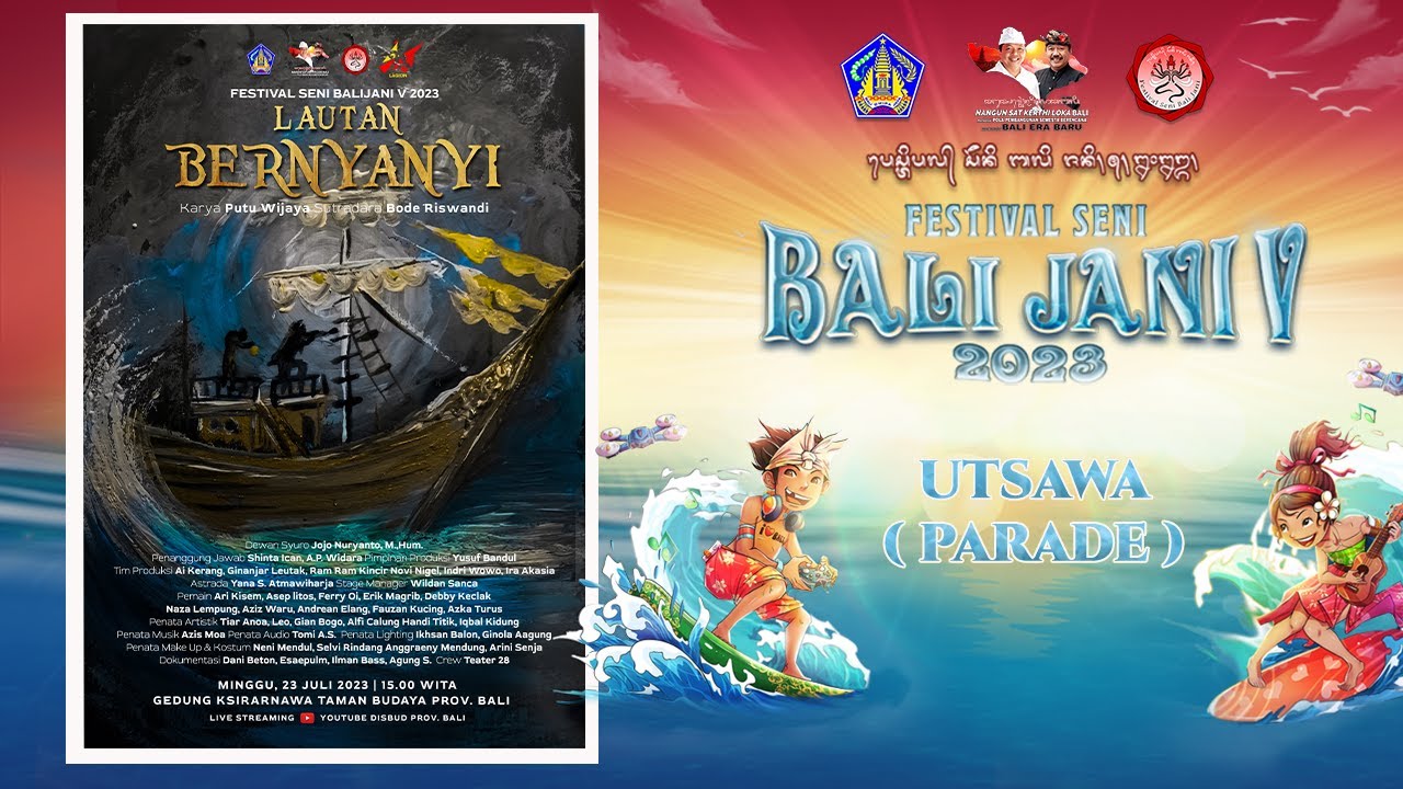 FSBJ V TAHUN 2023 : UTSAWA TEATER MODERN “LAUTAN BERNYANYI”, TEATER LEGION 28 TASIKMALAYA