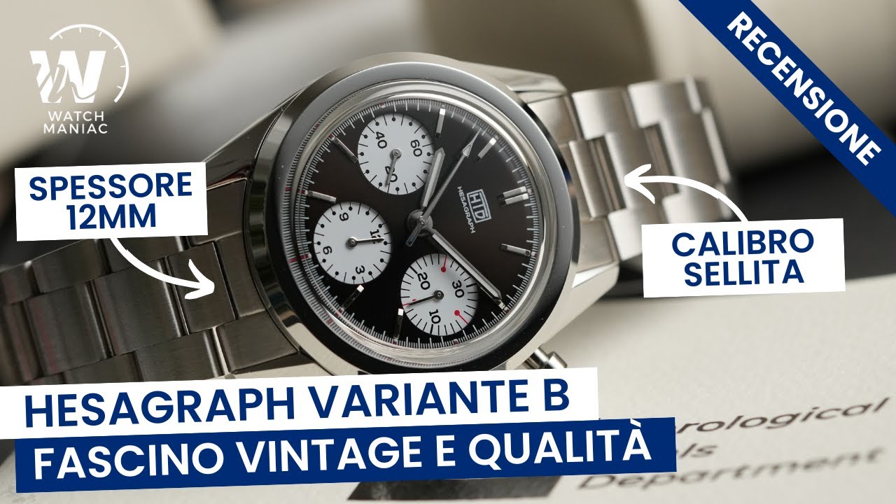 HTD Hesagraph Variante B, un crono con un fascino d'altri tempi