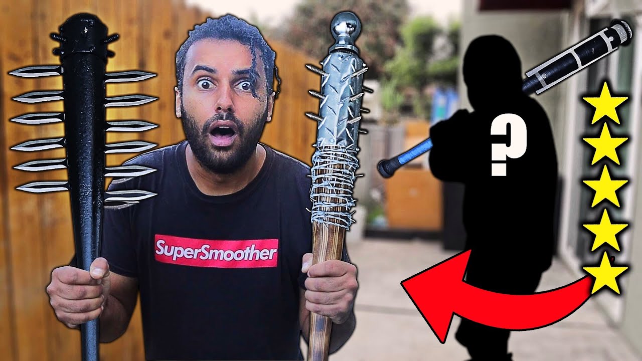 BUYING The HIGHEST RATED Zombie Survival WEAPONS On AMAZON!! (SCARY MYSTERY BAT!!) *CHALLENGE*