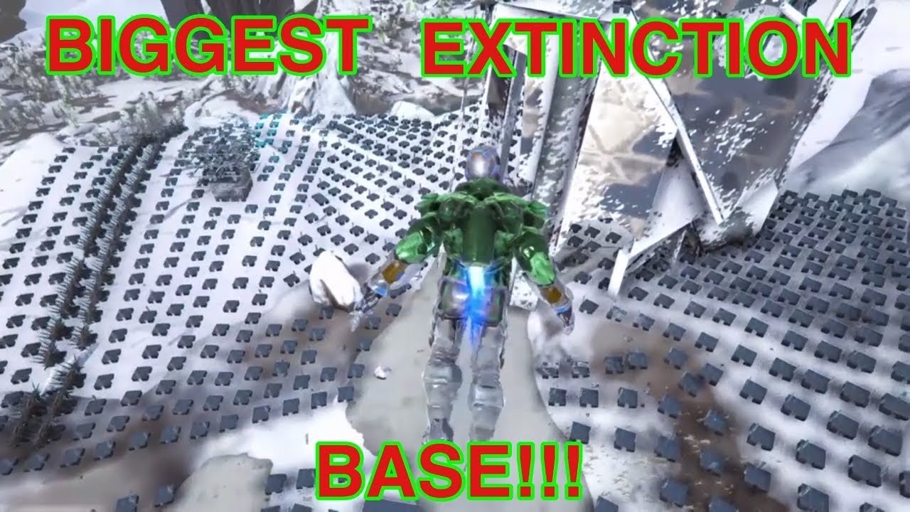 [Dirty Dabs] BIGGEST EXTINCTION SNOW BASE ON ALL OF ARK!!!