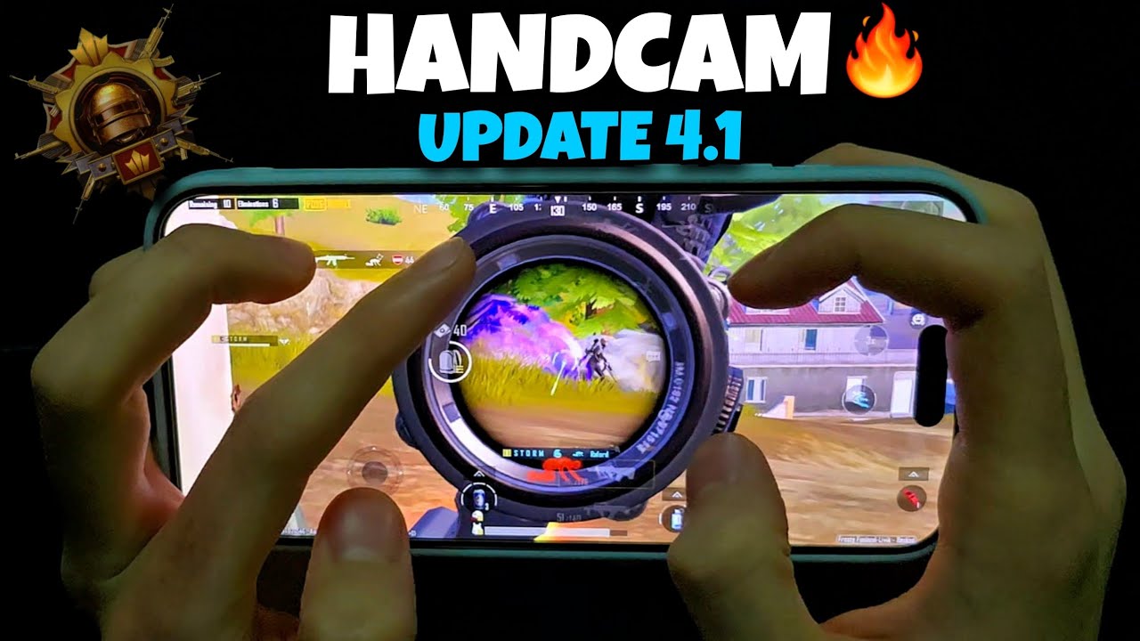 iPhone 15 Pro Max HANDCAM 🔥 PUBG TEST SMOOTH + 120FPS 😱 | UPDATE 4.1 LIVIK GAMEPLAY | PUBGMOBILE!