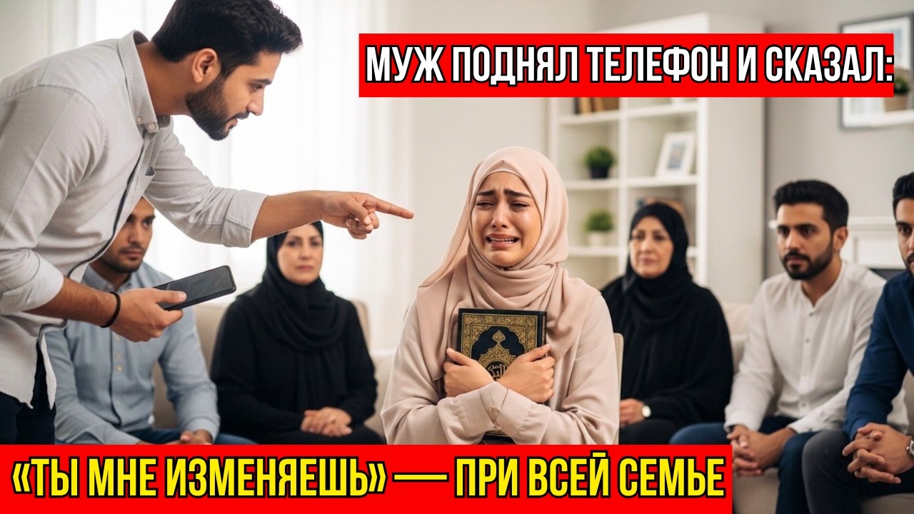 МУЖ ОБВИНИЛ ЖЕНУ В ИЗМЕНЕ ПРИ ВСЕЙ СЕМЬЕ — НИКТО НЕ ОЖИДАЛ, КТО СТОЯЛ ЗА ЛОЖЬЮ