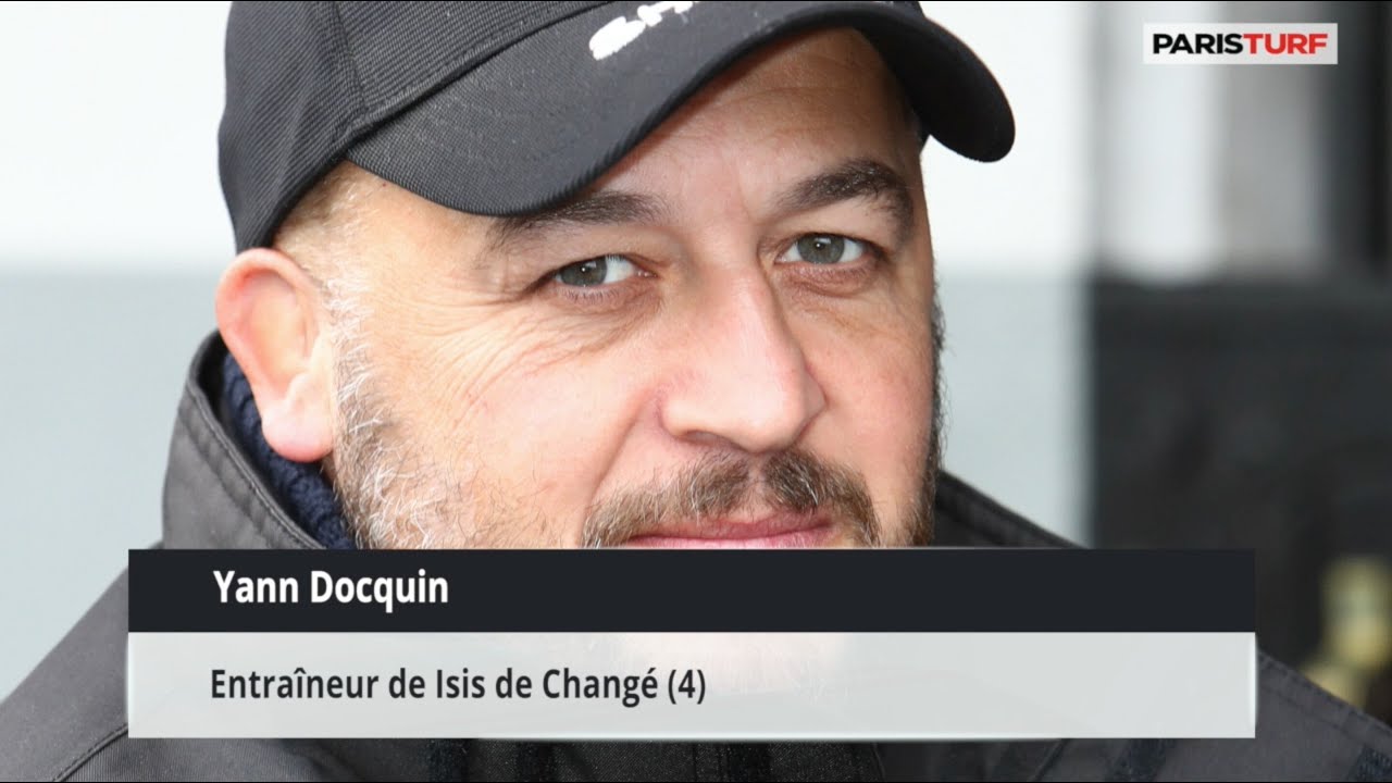 Yann Docquin, entraîneur de Isis de Changé (13/02 à Vincennes)