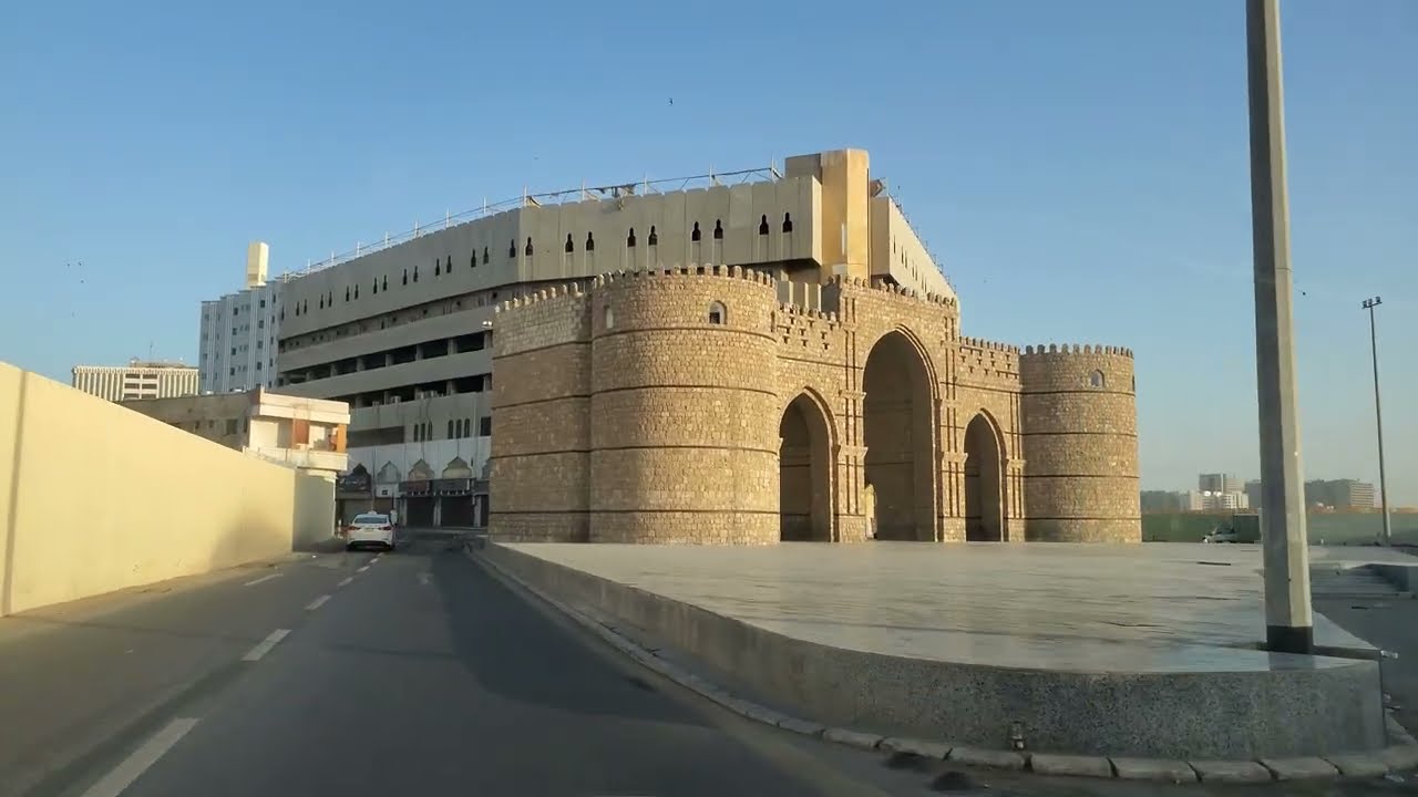 Jeddah Al-Balad morning beautiful streets view 