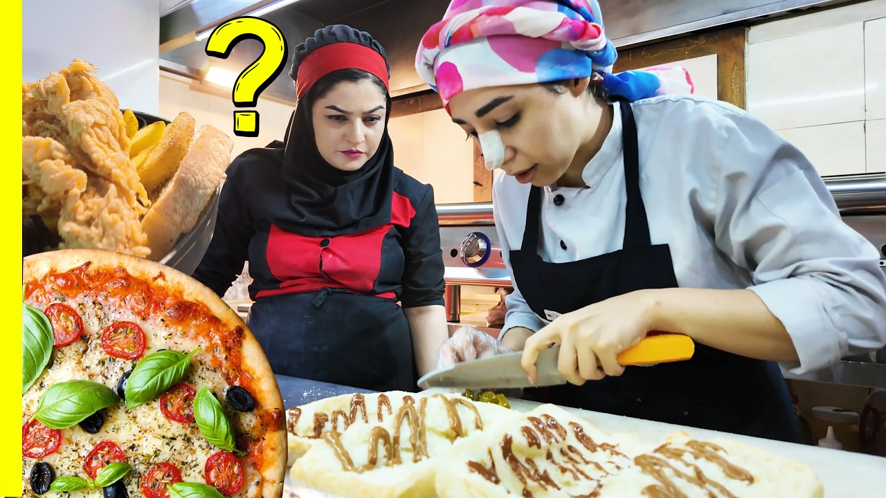 Самая вкусная пицца и паста в Исфахане | Традиционные ресторанные вечера в Иране!