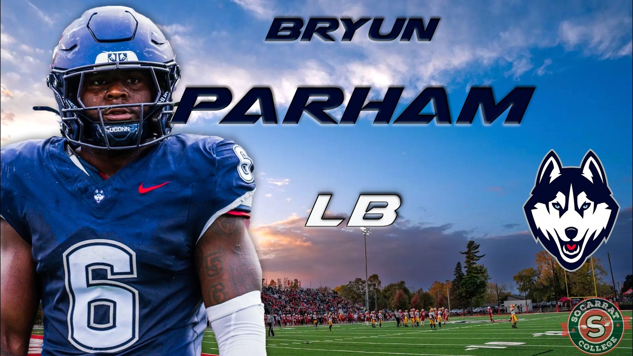 Bryun Parham. LB. UConn. NFL Draft 2026