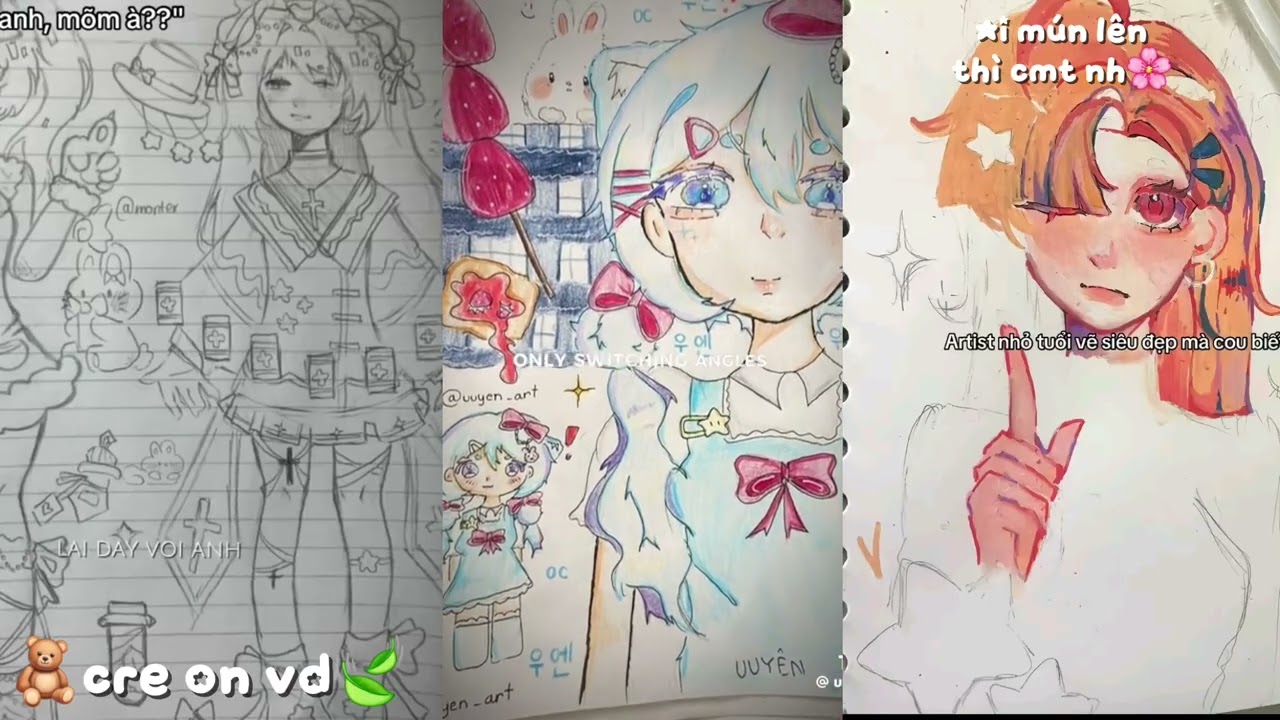 💿 [ TỔNG HỢP ] Những artist trên TikTok ⚘️ || cre on vd nh🐛  // #art #artist #tiktok #xhhh 