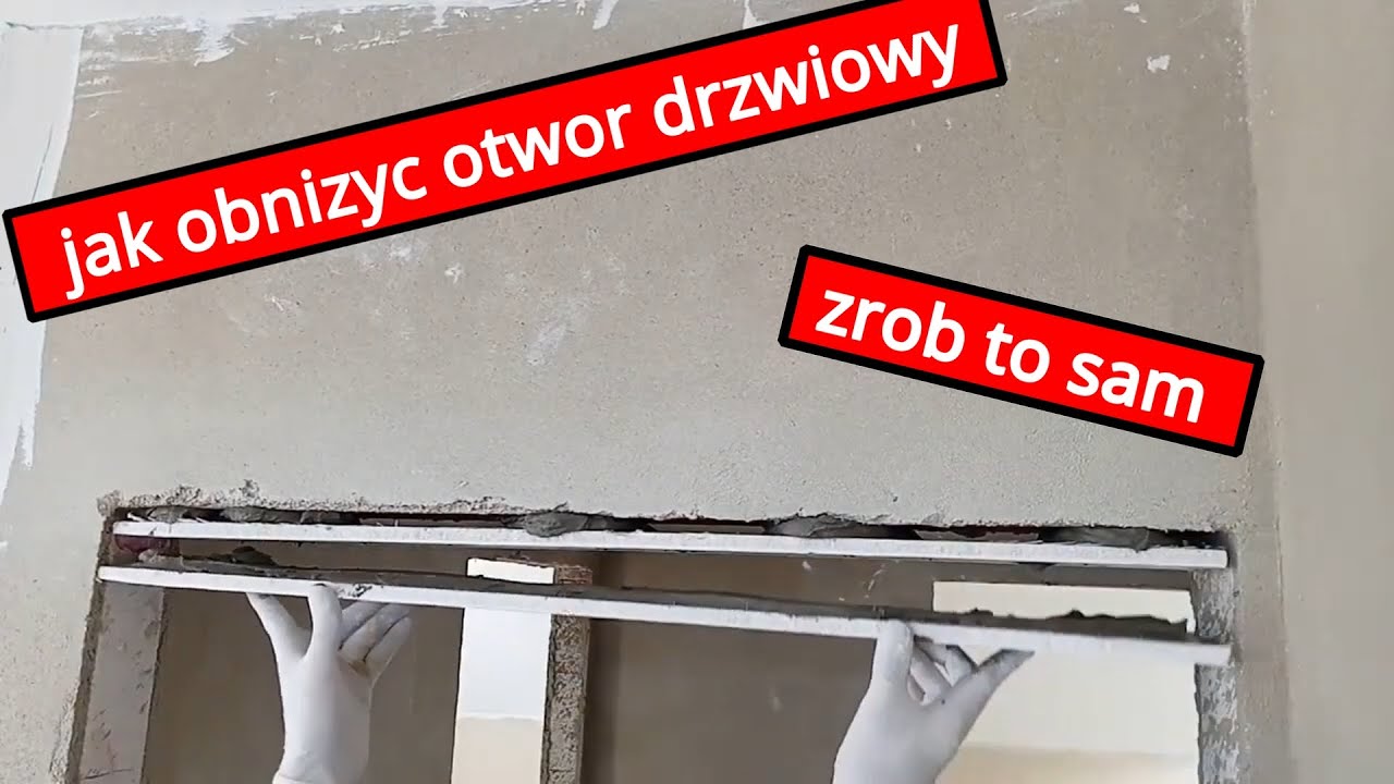 jak obniżyć otwór drzwiowy