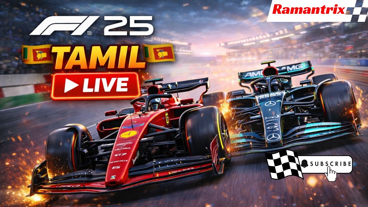 F1 25 LIVE Gameplay in Tamil You Won't Want to Miss!