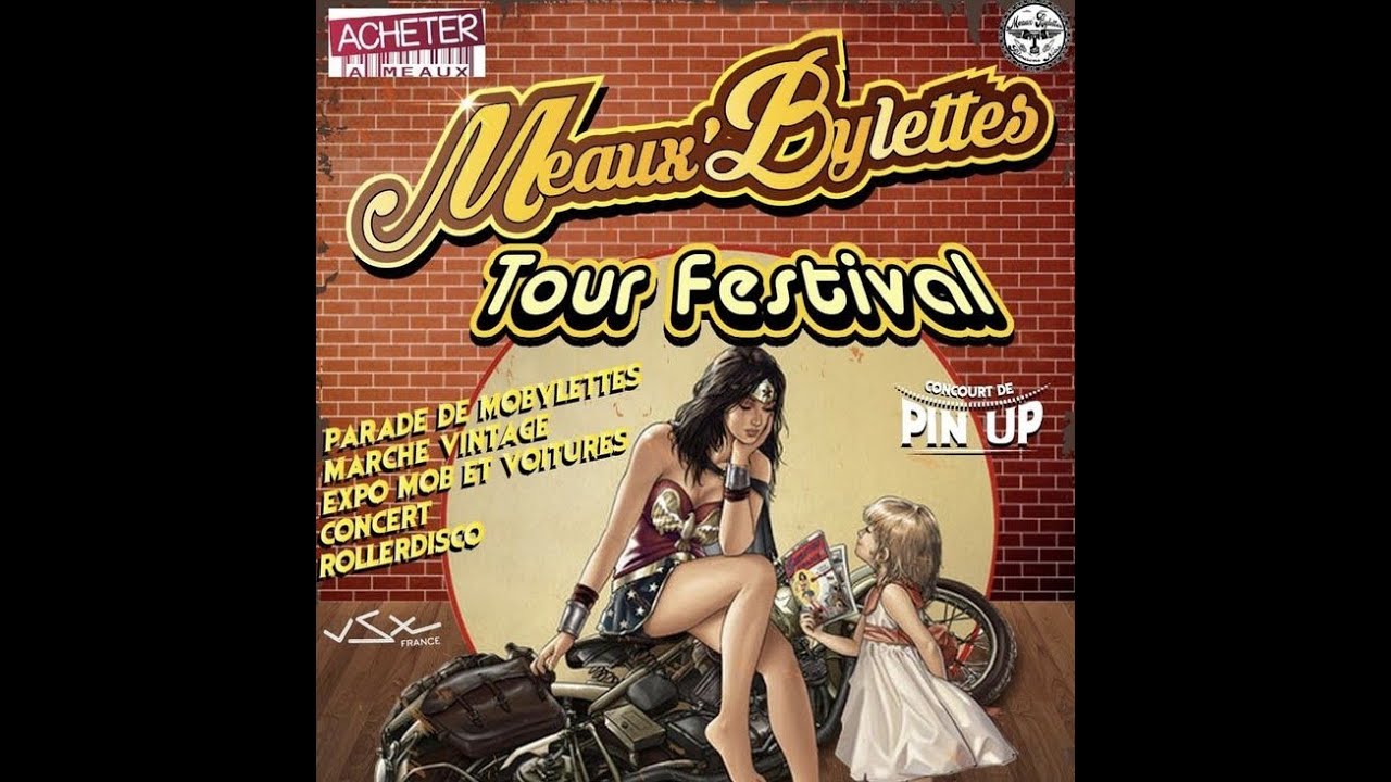 Meaux'Bylettes Tour Festival Septembre 2020 Exposition & Parade de Mobylettes en Seine et Marne (77)
