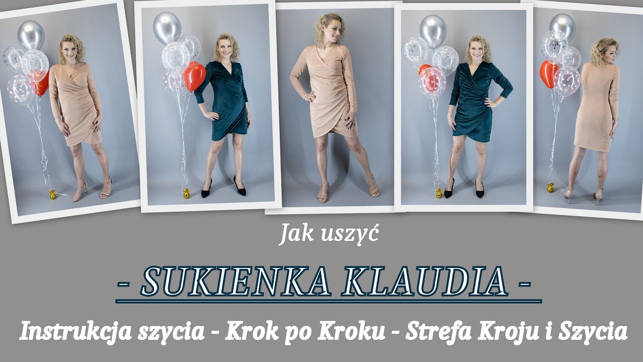 Jak uszyć sukienkę KLAUDIA - Krok po Kroku - Strefa Kroju i Szycia
