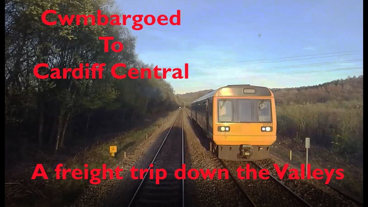 Cwmbargoed to Cardiff Central. Down the South Wales Valleys.