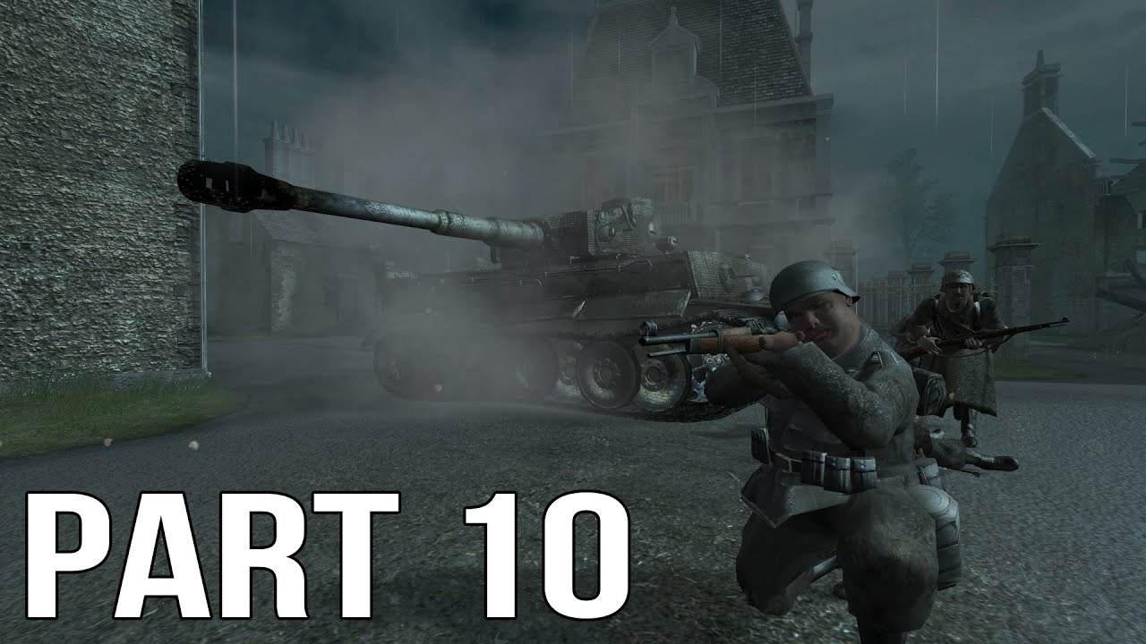 Call of Duty 2 Gameplay Walkthrough Part 10 - British Campaign - Battle for Caen 2/2