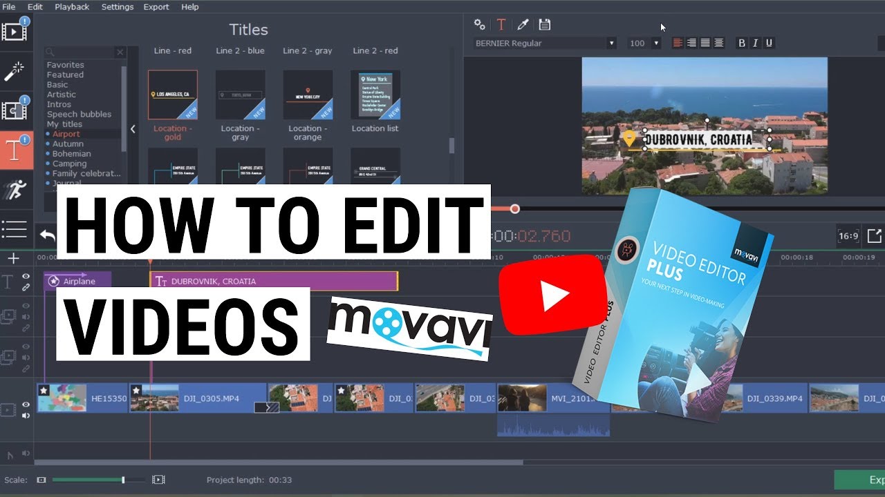 How to Edit YouTube Videos with Movavi Tutorial 2018